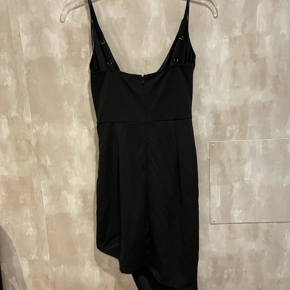 SOLD Forever21 Black Asymmetrical  Dress - Picture 8 of 11